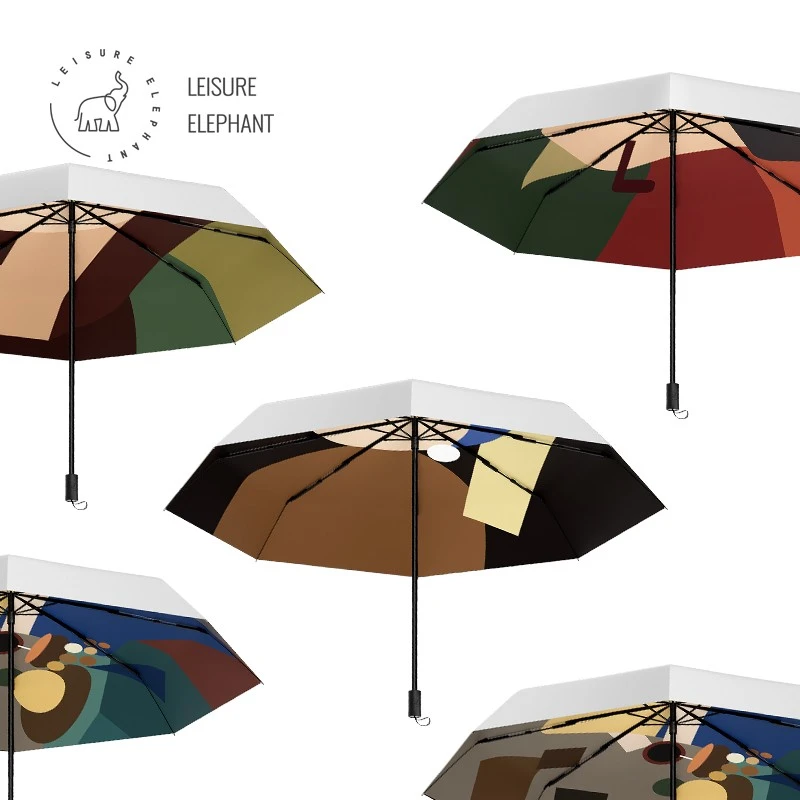 Sturdy folding umbrella
