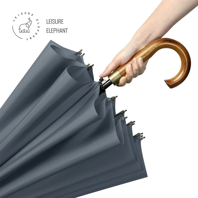 16-rib wooden handle umbrella 16-rib wooden handle umbrella