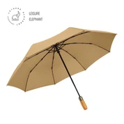 Compact Umbrella with Wooden Handle