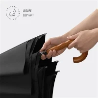 Wooden Handle Straight Umbrella